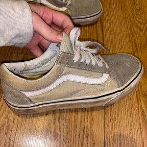 Vans Old Skool Shoe tan, size 7